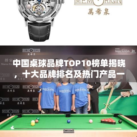 中国桌球品牌TOP10榜单揭晓，十大品牌排名及热门产品一览