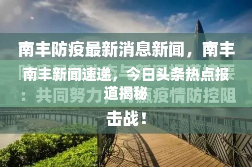 南丰新闻速递，今日头条热点报道揭秘
