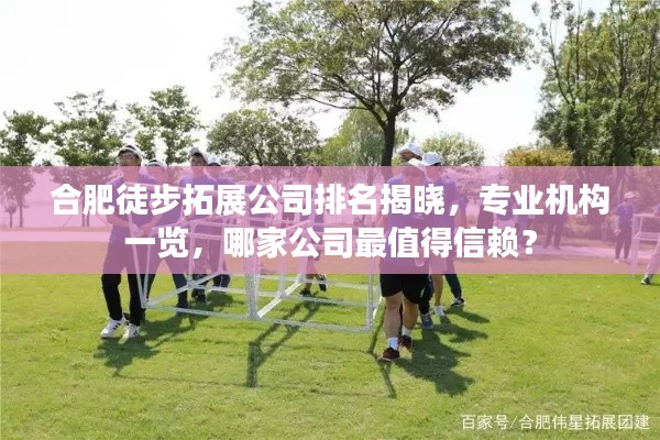 合肥徒步拓展公司排名揭晓，专业机构一览，哪家公司最值得信赖？
