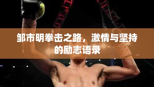 邹市明拳击之路，激情与坚持的励志语录