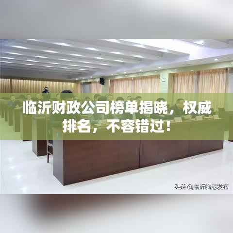 临沂财政公司榜单揭晓，权威排名，不容错过！
