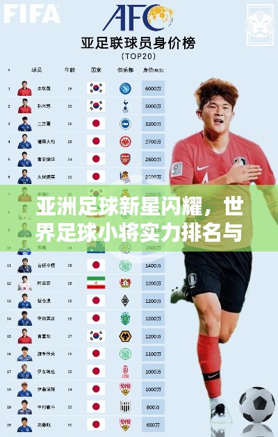 亚洲足球新星闪耀，世界足球小将实力排名与潜力解析