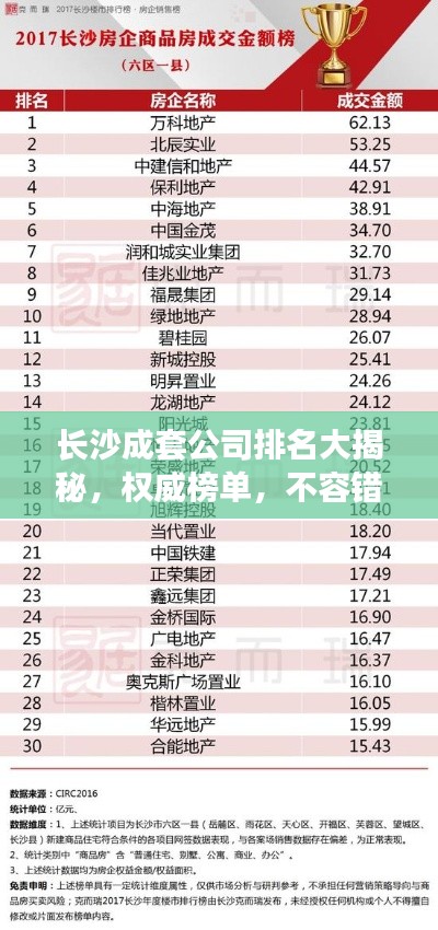 长沙成套公司排名大揭秘，权威榜单，不容错过！