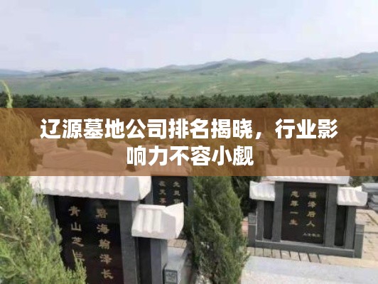 辽源墓地公司排名揭晓，行业影响力不容小觑
