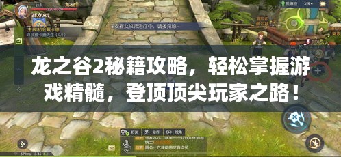 龙之谷2秘籍攻略，轻松掌握游戏精髓，登顶顶尖玩家之路！