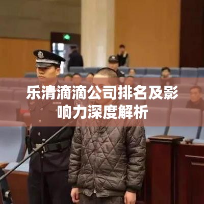 乐清滴滴公司排名及影响力深度解析